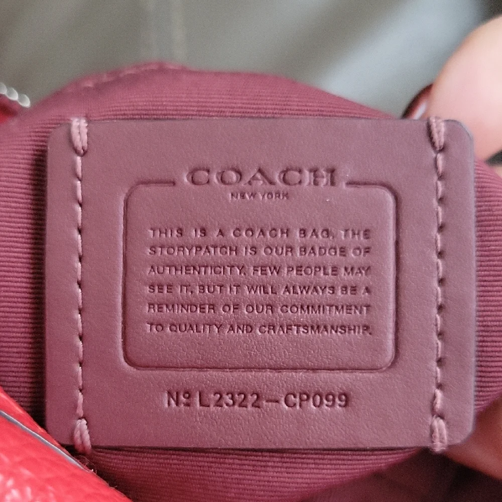 Coach Aria Crossbody Bag In Bright Poppy